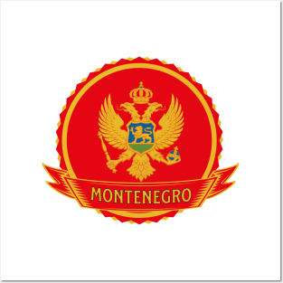 Montenegro Flag Posters and Art